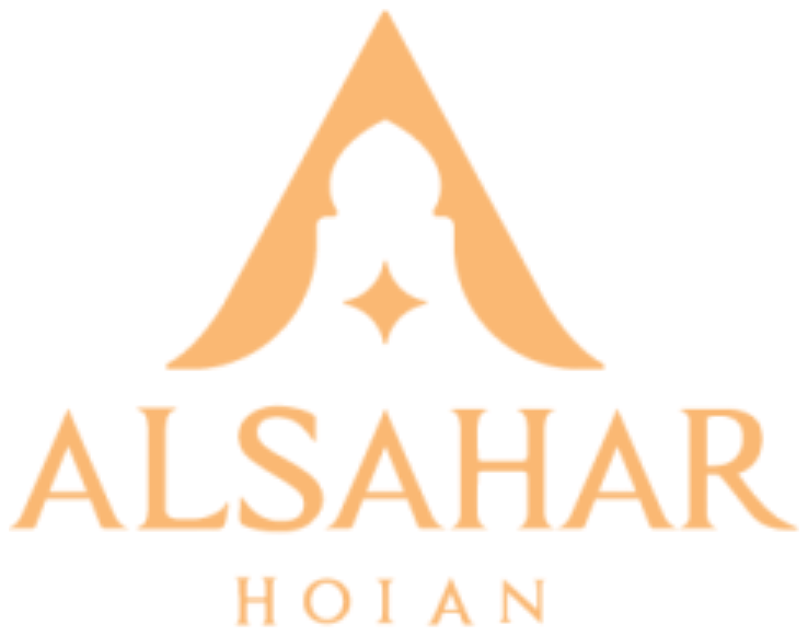 Logo Alsahar Hội An (âm bản)