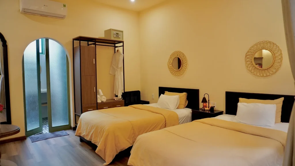 Phòng Twin hai giường đơn tại Alsahar Hội An